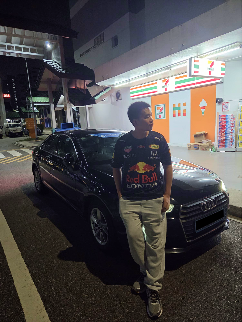 Kong Han with a Tribecar